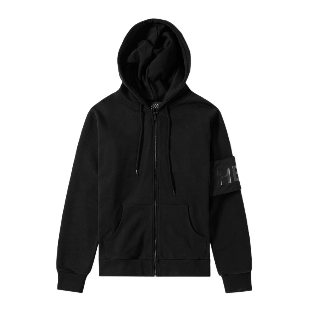 CR Selly THUMBS CUT HOODIE BLACK